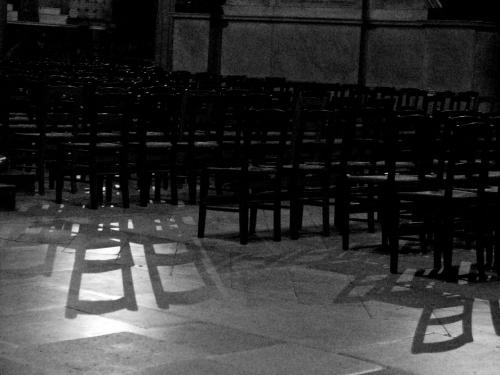 椅子のある光景ー サン・ジェルマン・デ・プレ教会