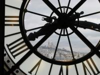 オルセーの時計(モンマルトルの眺望のある)